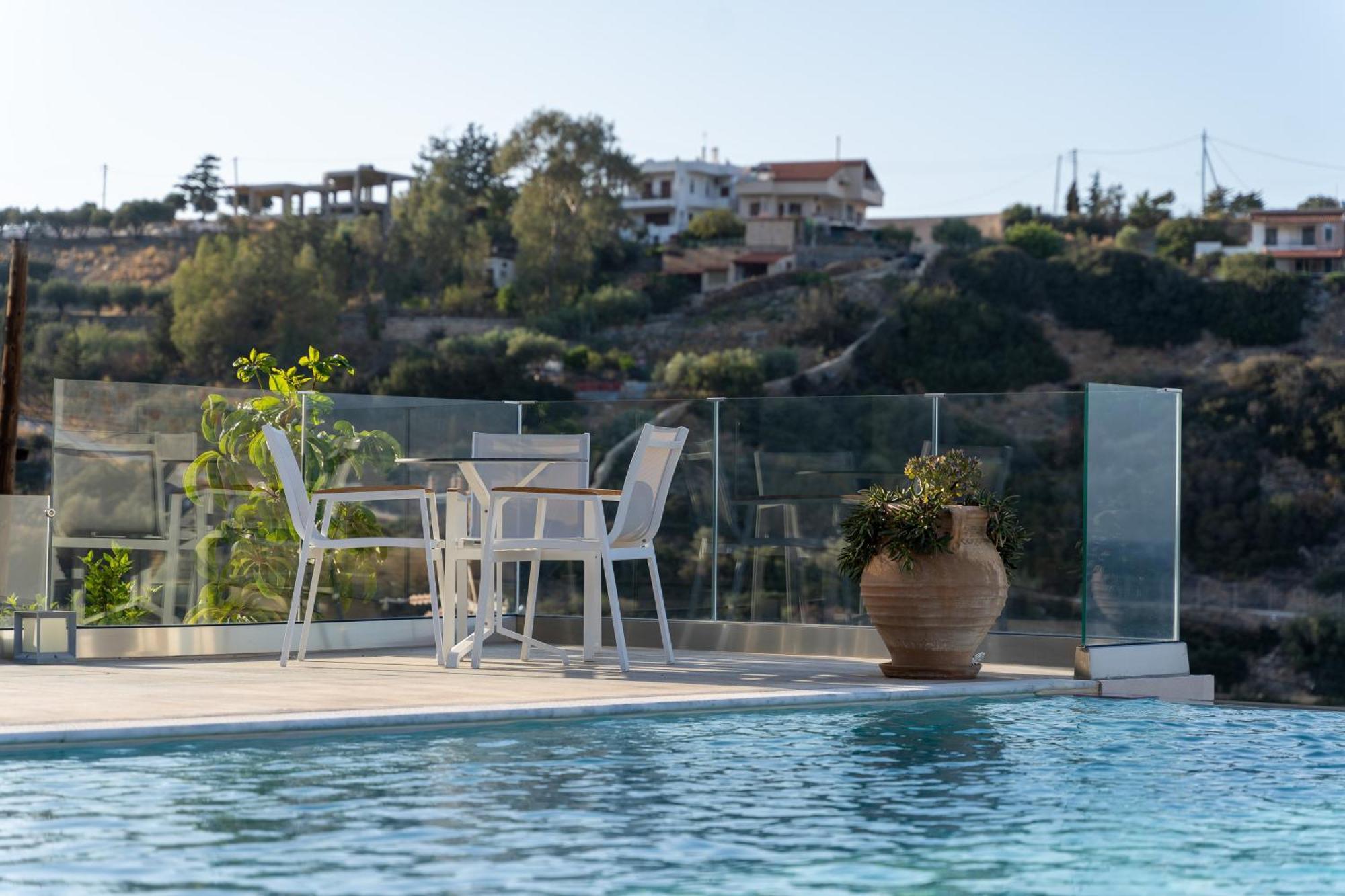 Amazing View Villa Aliki With Infinity Pool & Spa Ligariá Kültér fotó