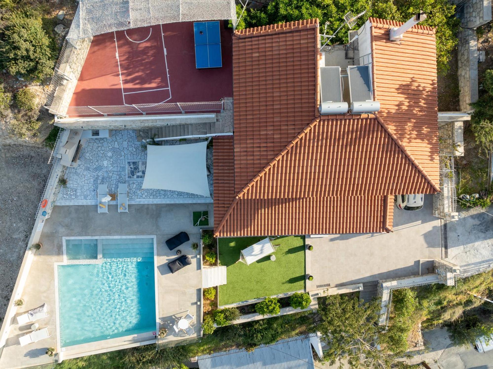 Amazing View Villa Aliki With Infinity Pool & Spa Ligariá Kültér fotó